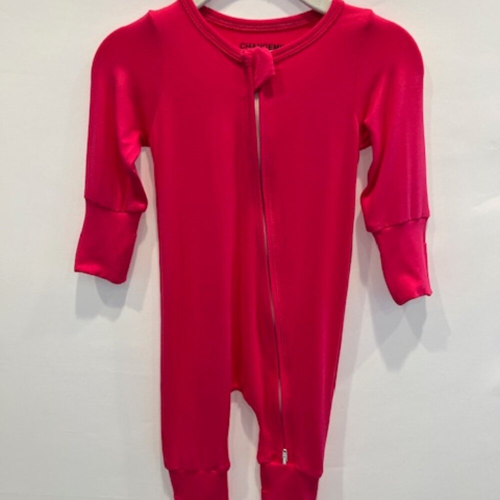 NEW Bright Pink Bamboo Pajama Onesie